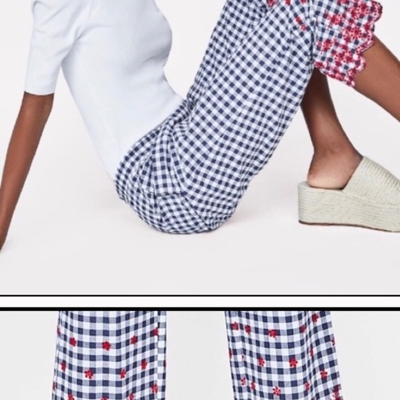 Zara Pants & Jumpsuits Zara Gingham Pants Poshmark